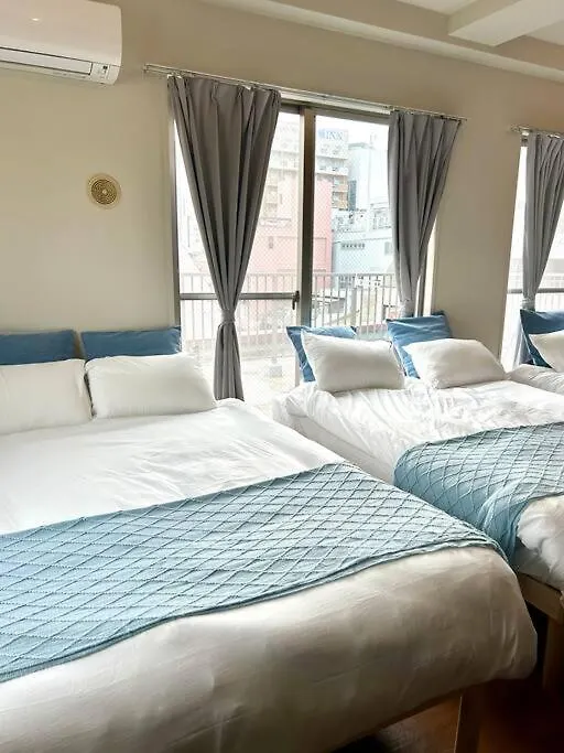 黒門市場 なんば徒歩10分 広々としたバルコニースペース 最大9名様 Osaka Apartament