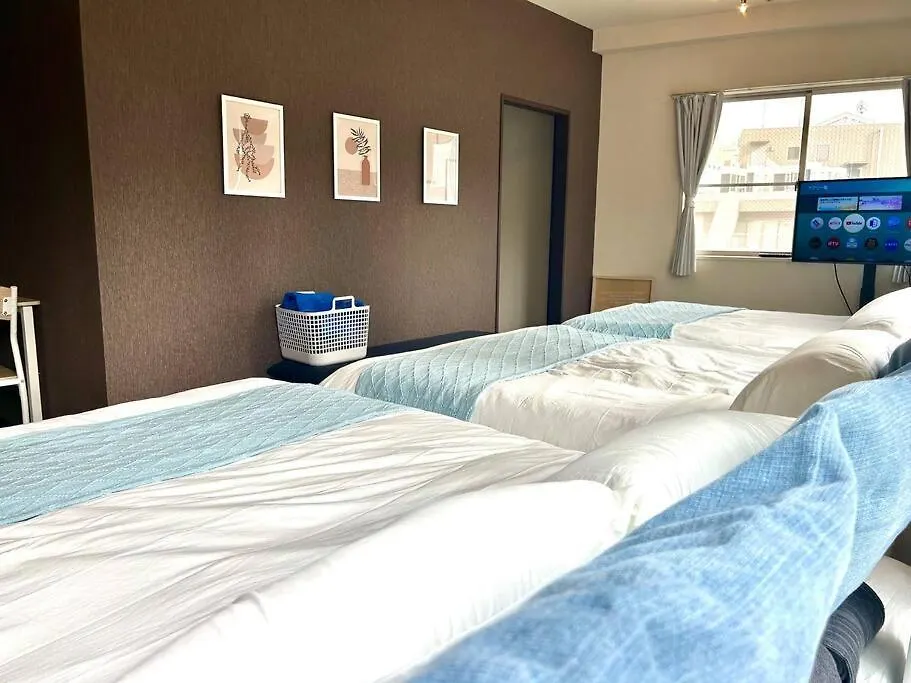 Apartman 黒門市場 なんば徒歩10分 広々としたバルコニースペース 最大9名様 Oszaka
